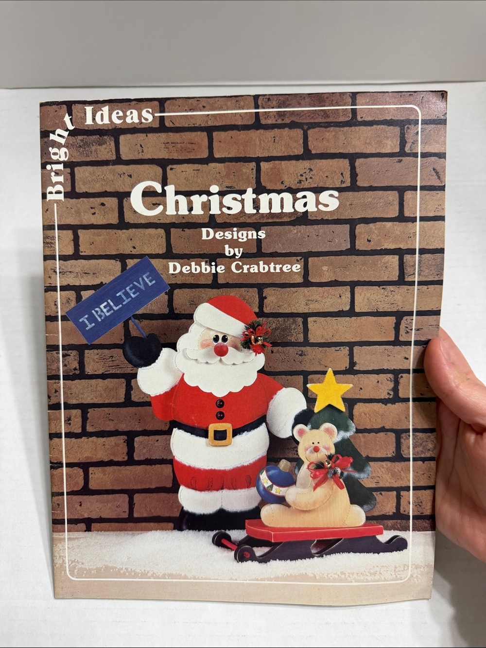 Bright Ideas Christmas Designs by Debbie Crabtree Book - Red, White, Black